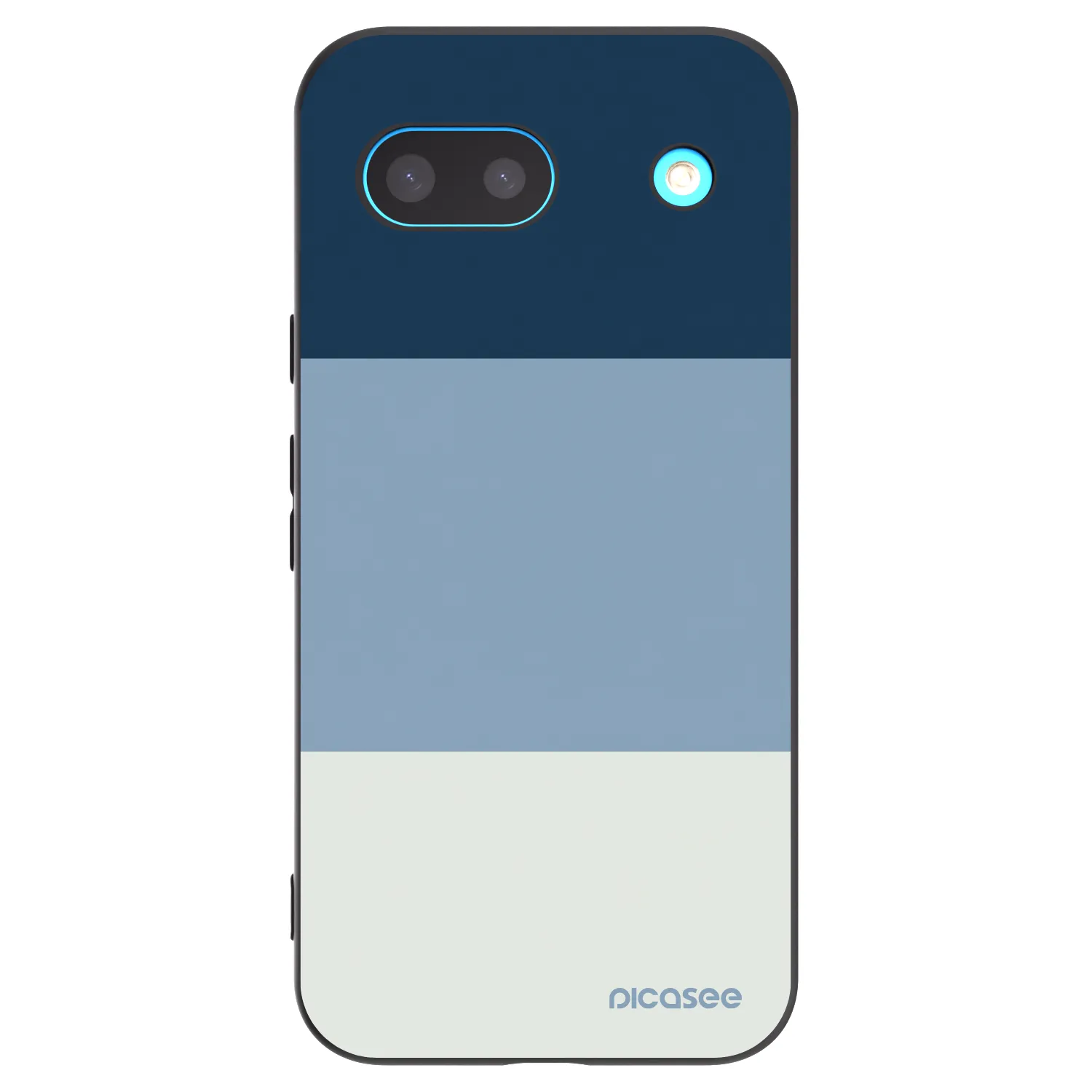 Picasee crna silikonska maskica za Google Pixel 8 - Coastal Blue