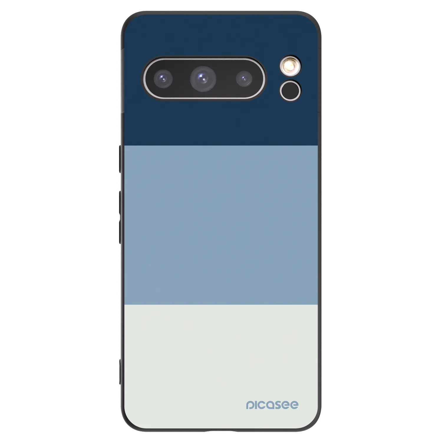 Picasee crna silikonska maskica za Google Pixel 8 Pro - Coastal Blue