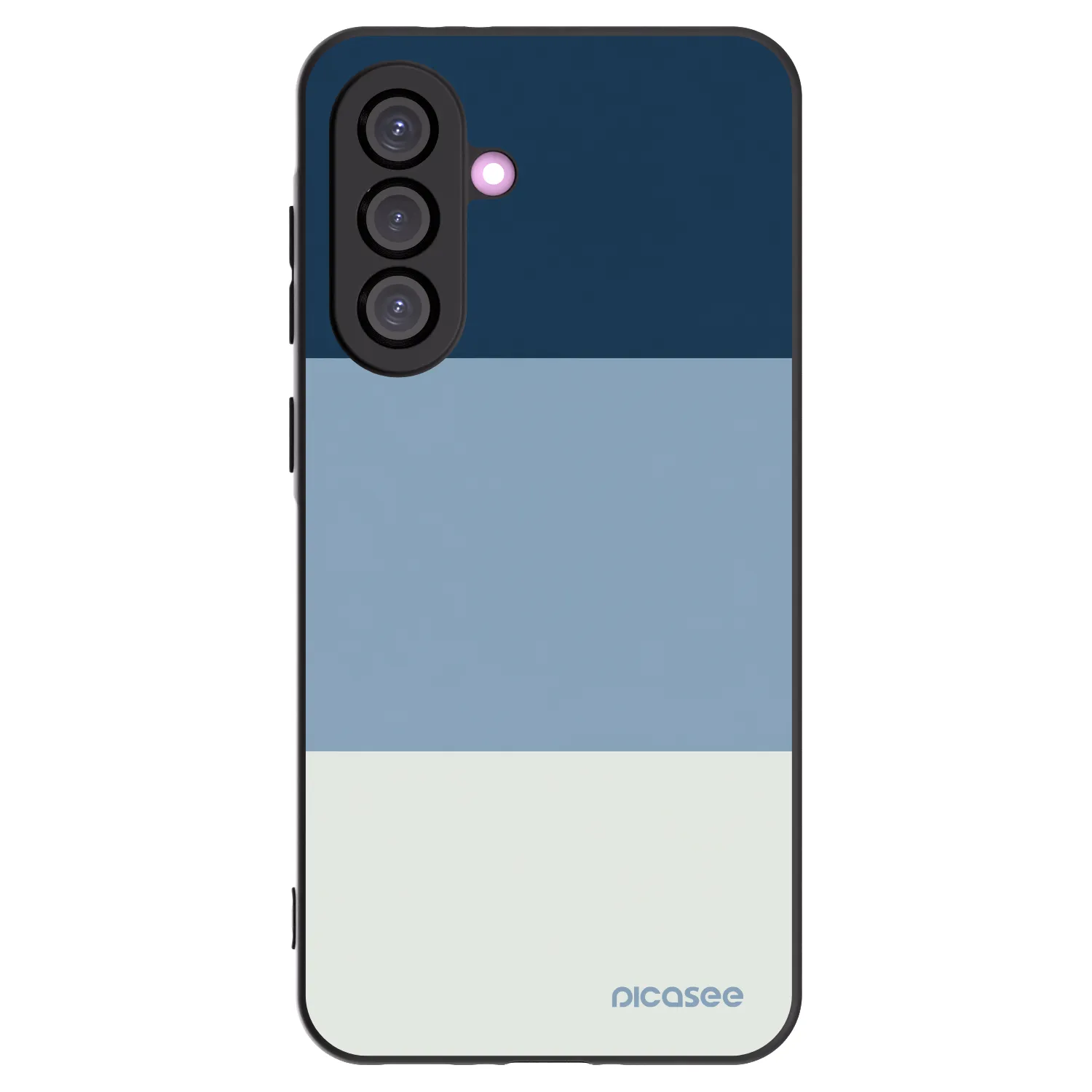 Picasee crna silikonska maskica za Samsung Galaxy A36 5G - Coastal Blue