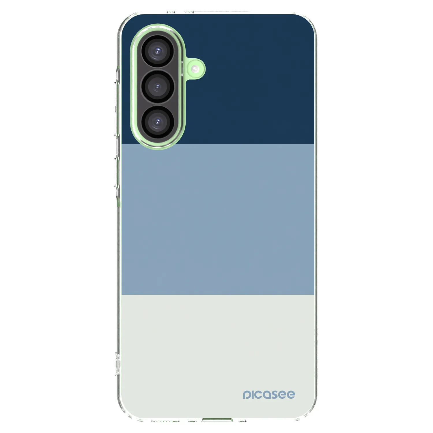 Picasee silikonska prozirna maskica za Samsung Galaxy A26 5G A266B - Coastal Blue