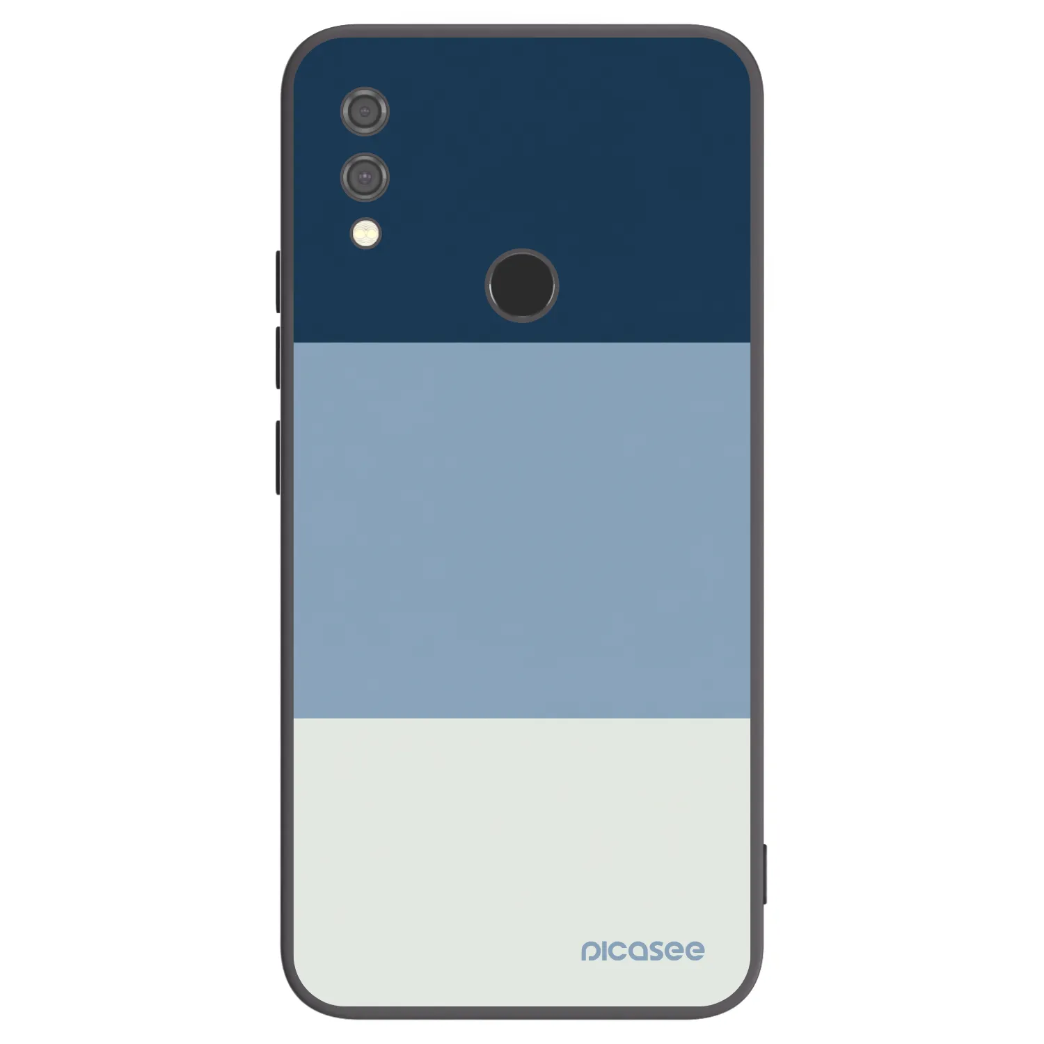 Picasee crna silikonska maskica za Xiaomi Redmi Note 7 - Coastal Blue