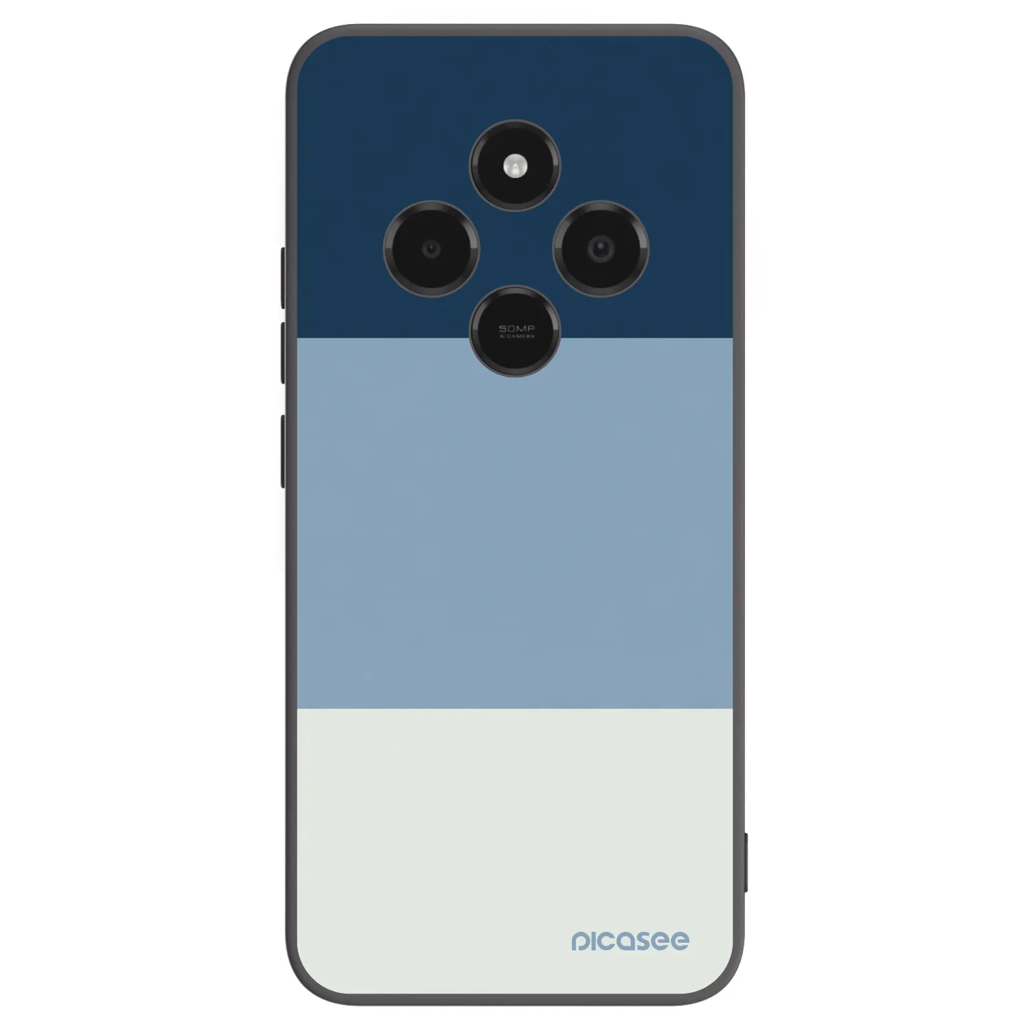 Picasee crna silikonska maskica za Xiaomi Poco C75 - Coastal Blue