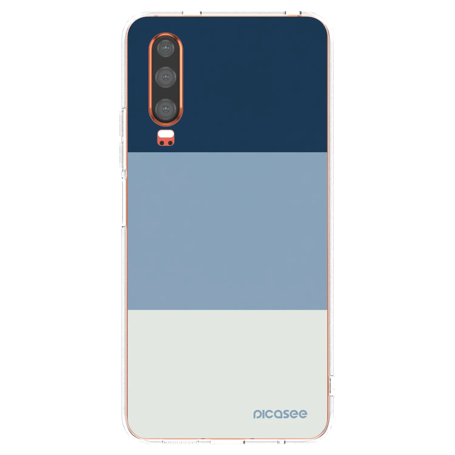 Picasee silikonska prozirna maskica za Huawei P30 - Coastal Blue
