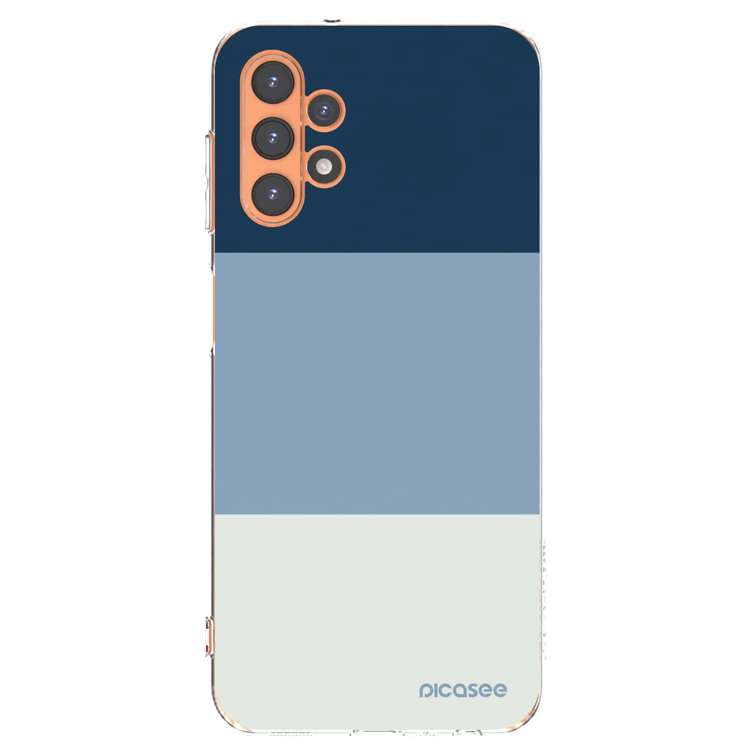 Picasee silikonska prozirna maskica za Samsung Galaxy A13 5G - Coastal Blue