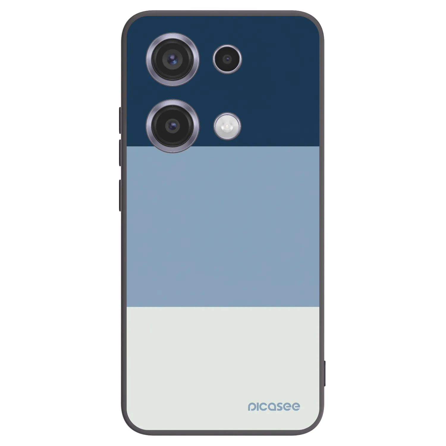 Picasee crna silikonska maskica za Xiaomi Redmi Note 14S - Coastal Blue