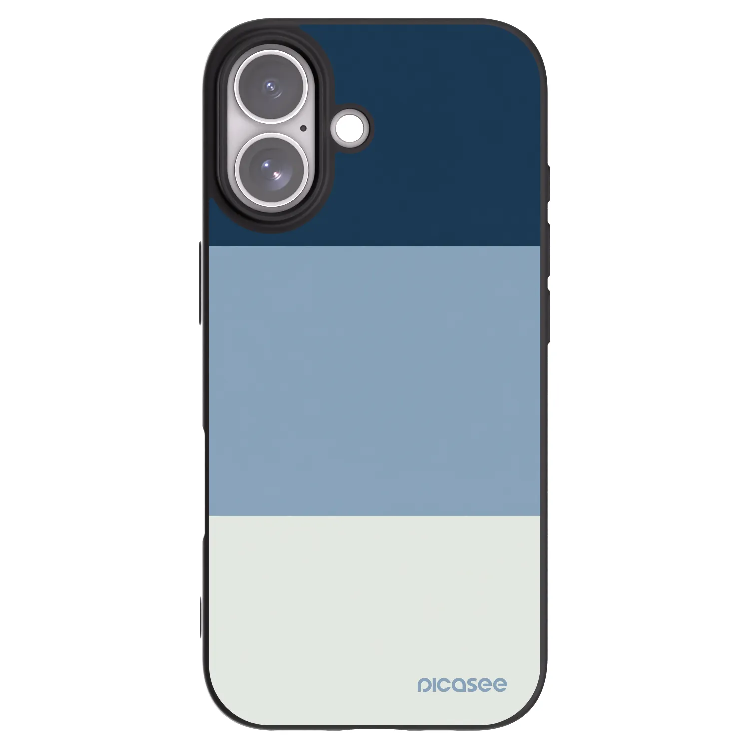 Picasee crna silikonska maskica za Apple iPhone 17 - Coastal Blue