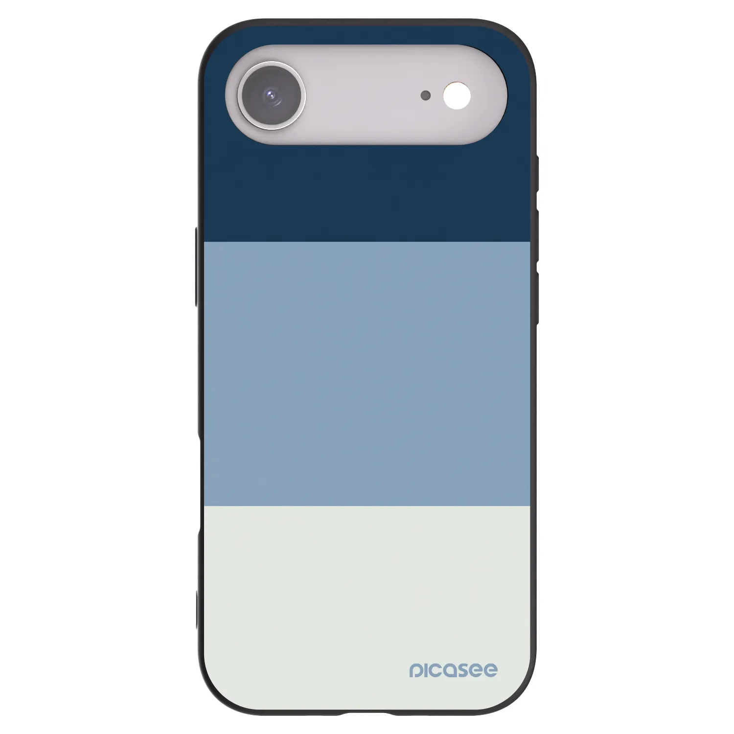 Picasee crna silikonska maskica za Apple iPhone Air - Coastal Blue