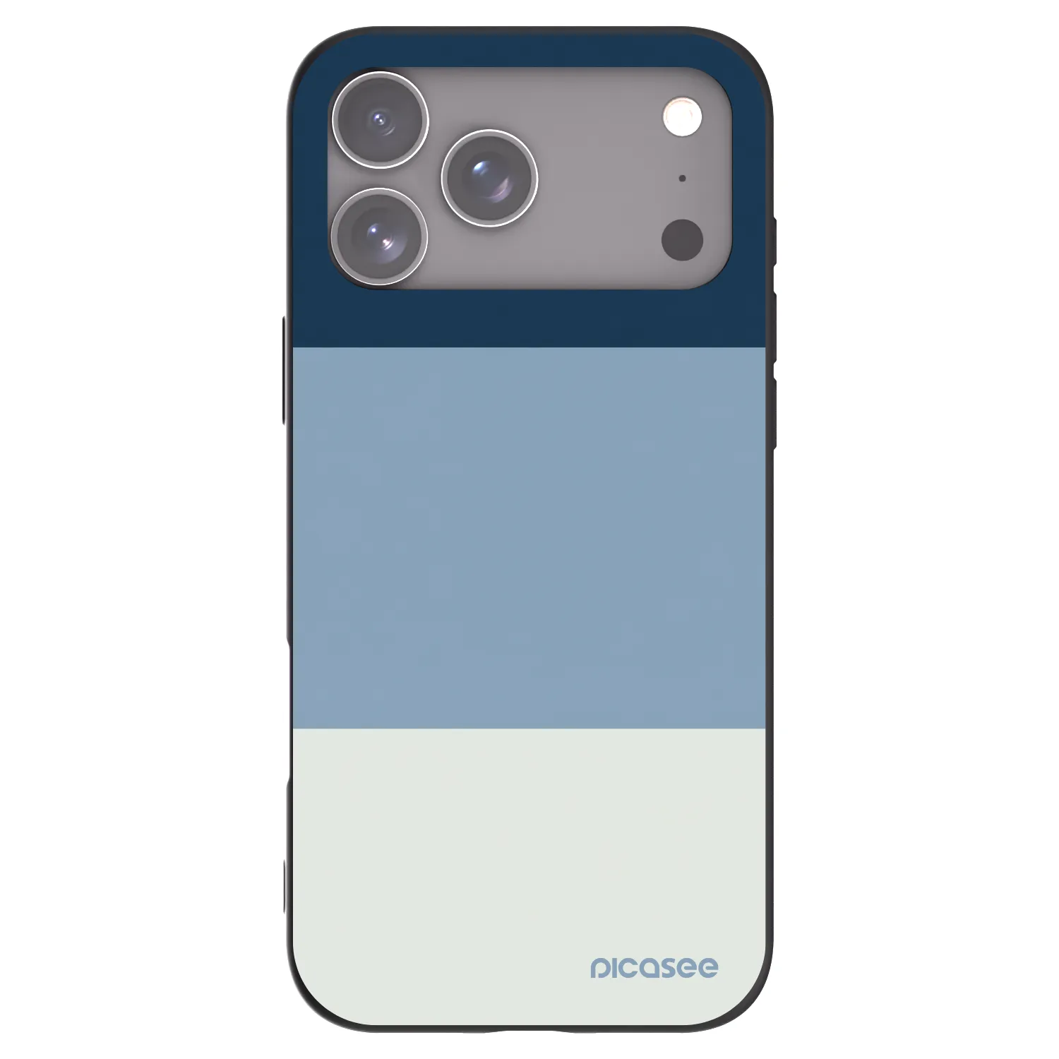 Picasee crna silikonska maskica za Apple iPhone 17 Pro Max - Coastal Blue