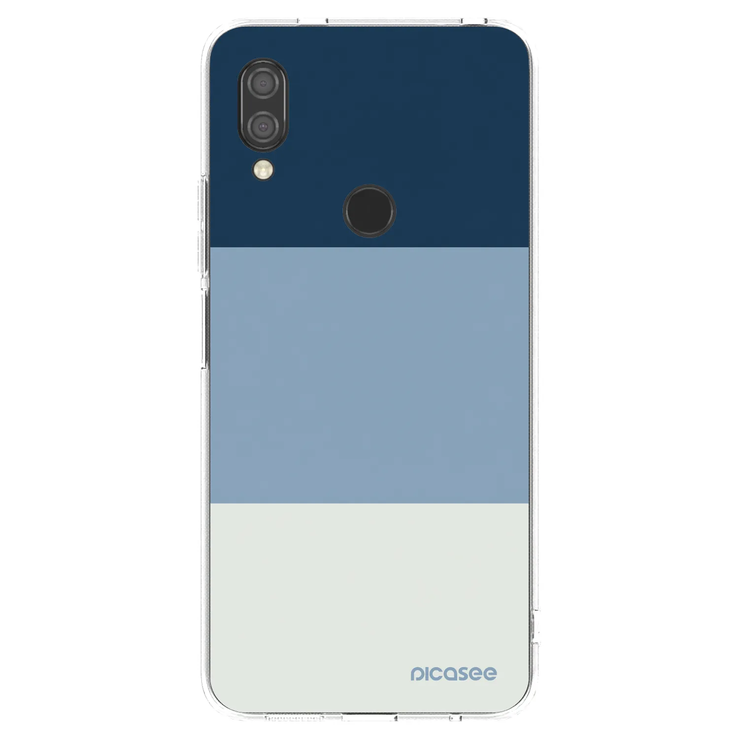 Picasee silikonska prozirna maskica za Xiaomi Redmi 7 - Coastal Blue