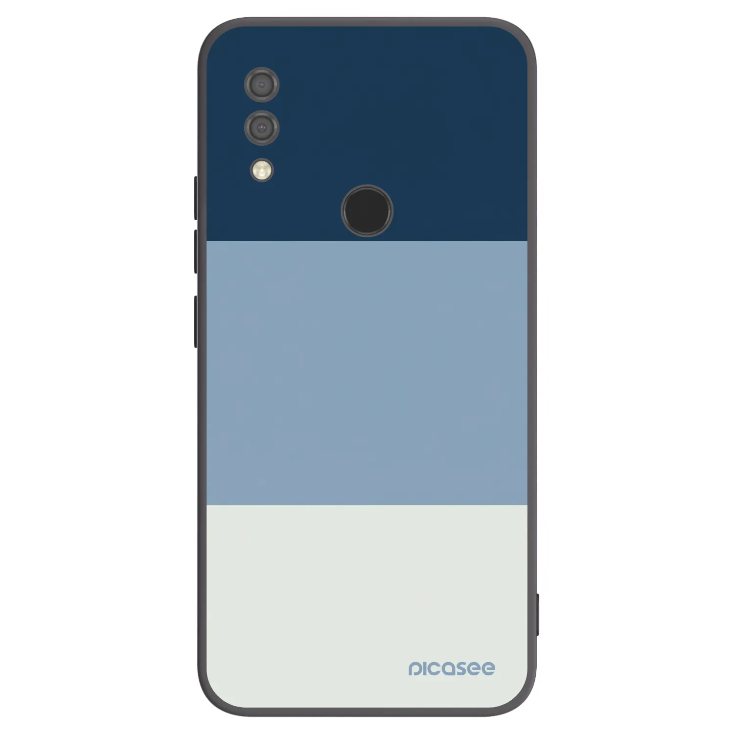Picasee crna silikonska maskica za Xiaomi Redmi 7 - Coastal Blue