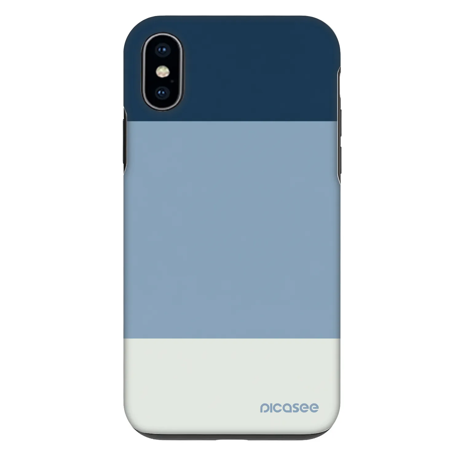 Picasee Fashion Case za Apple iPhone X/XS - Coastal Blue