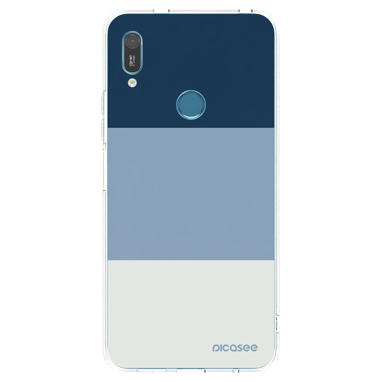 Picasee silikonska prozirna maskica za Huawei Y6 2019 - Coastal Blue