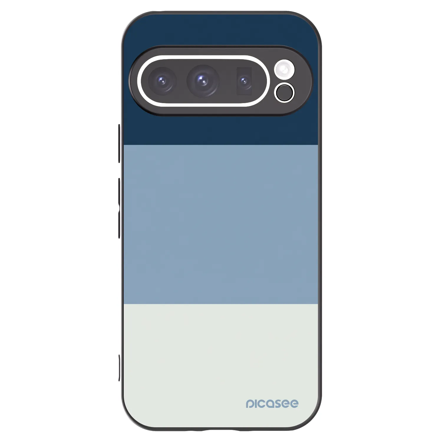 Picasee crna silikonska maskica za Google Pixel 9 Pro XL - Coastal Blue