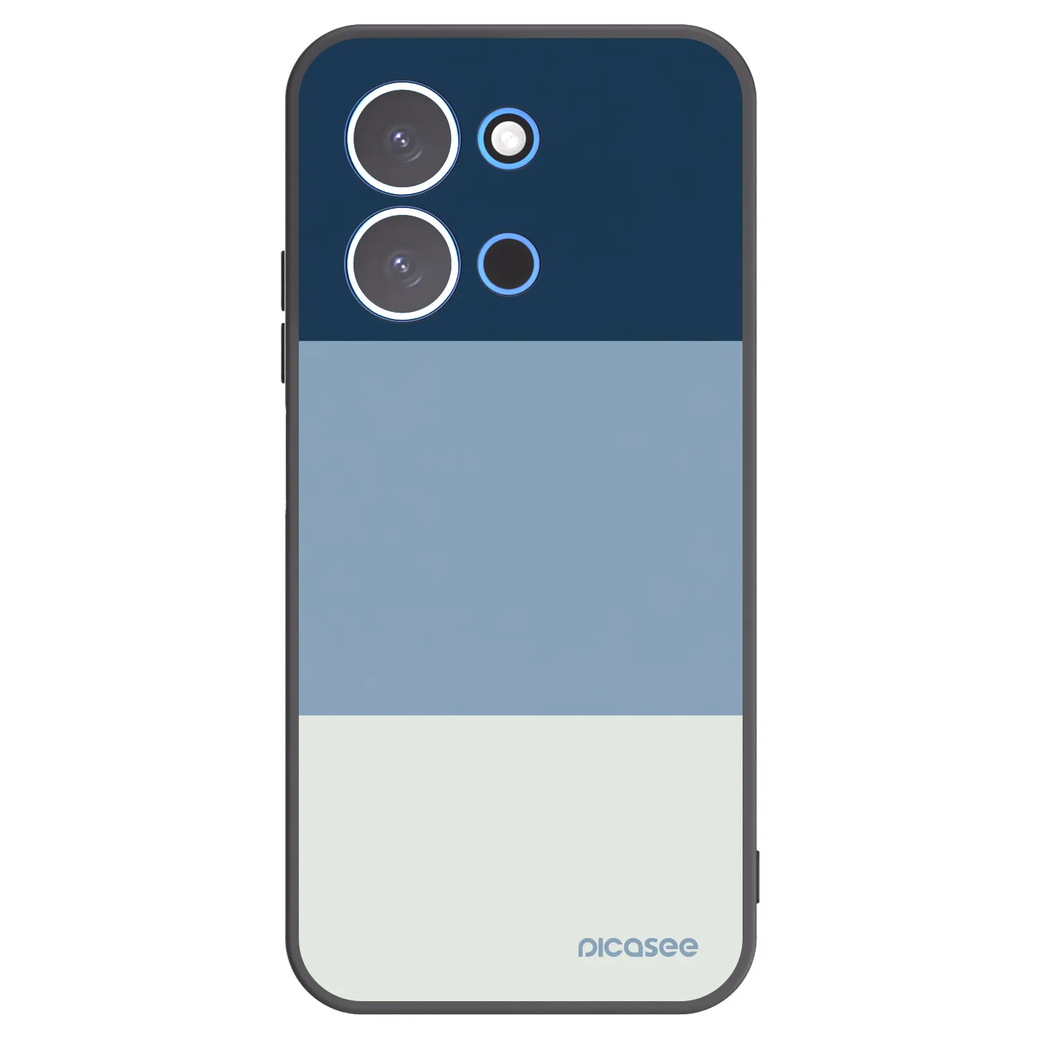 Picasee crna silikonska maskica za Xiaomi Redmi 15C 4G - Coastal Blue