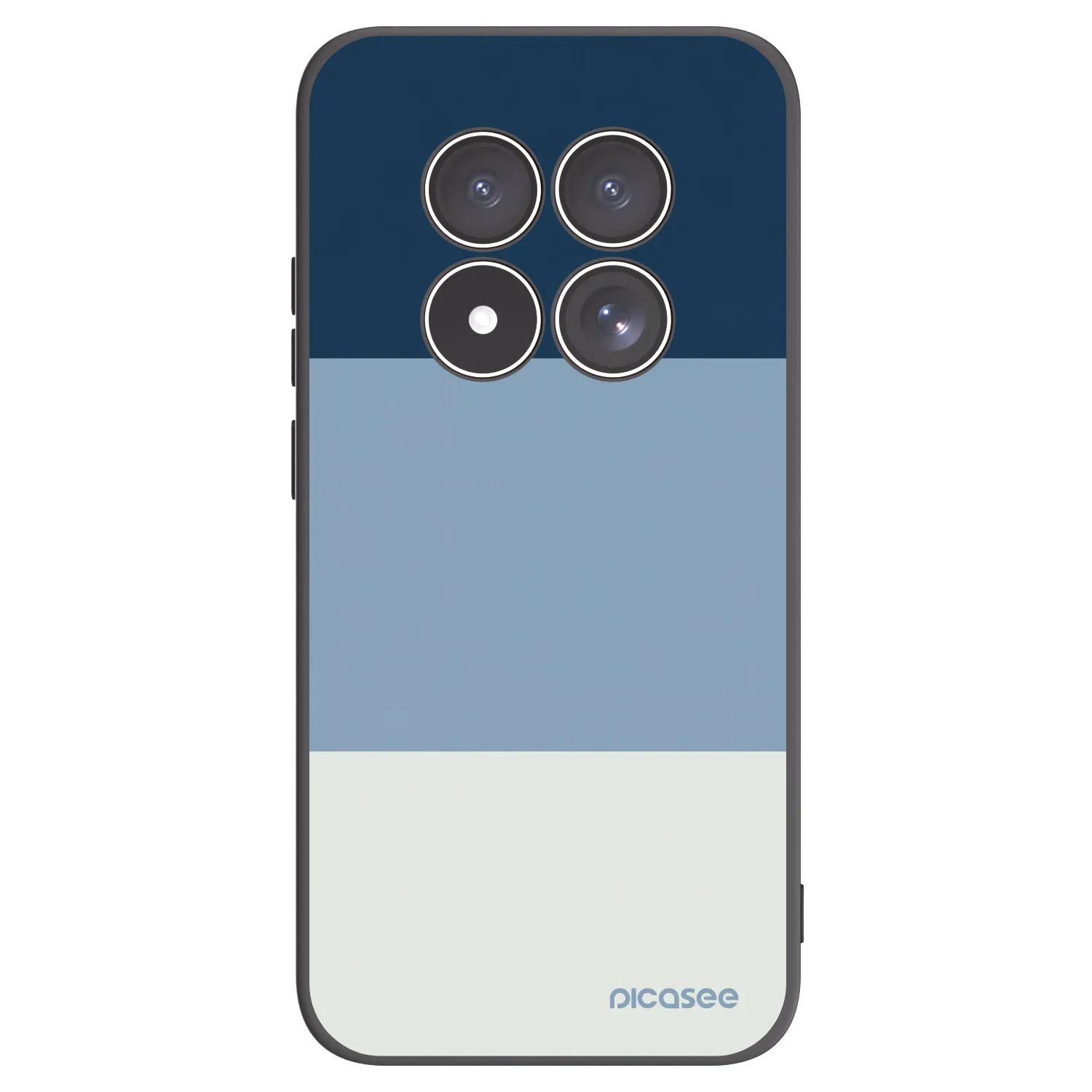 Picasee crna silikonska maskica za Xiaomi Redmi Note 15 Pro 4G - Coastal Blue
