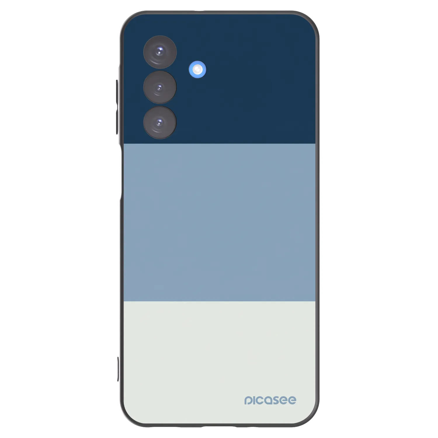 Picasee crna silikonska maskica za Samsung Galaxy A17 5G - Coastal Blue