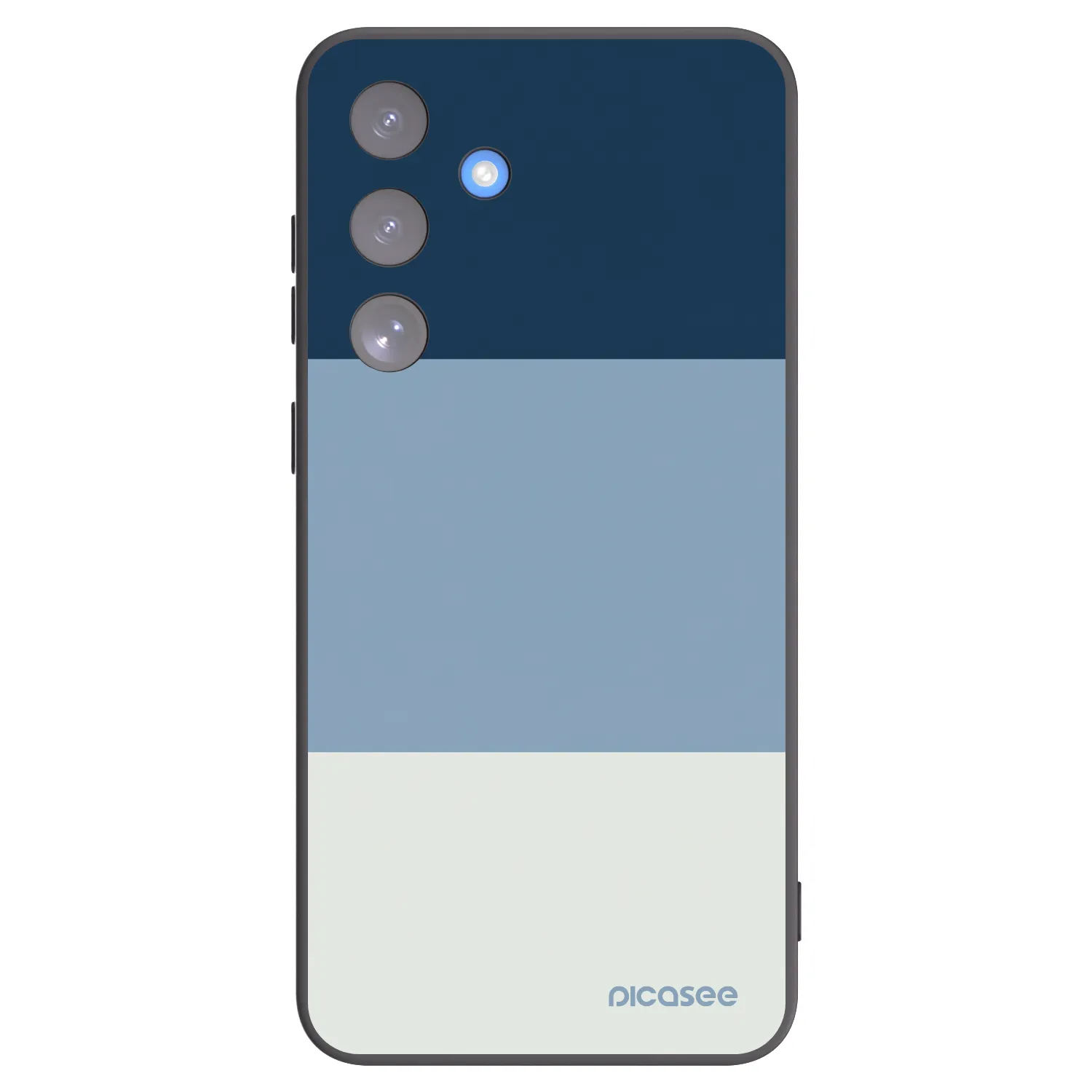 Picasee crna silikonska maskica za Samsung Galaxy S25 FE 5G - Coastal Blue