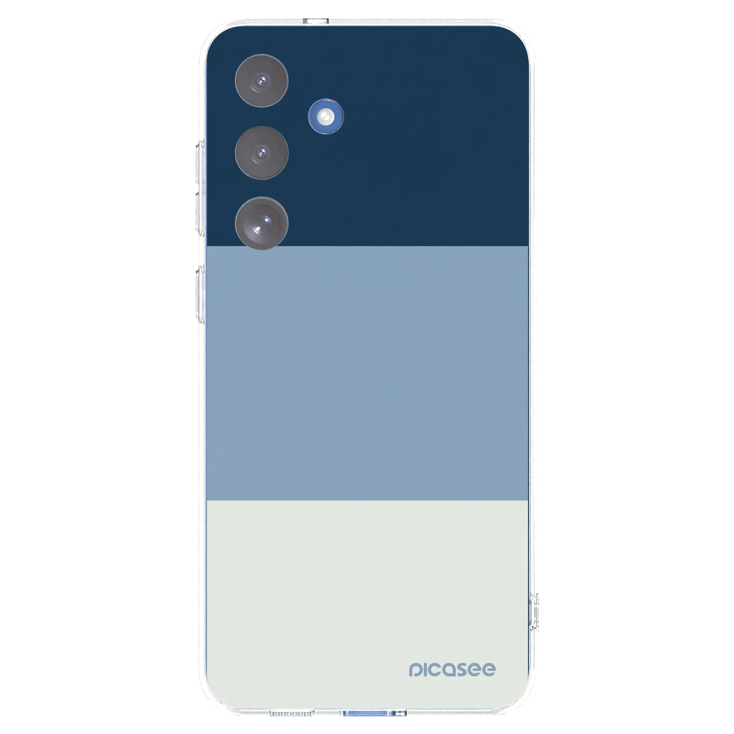 Picasee silikonska prozirna maskica za Samsung Galaxy S25 FE 5G - Coastal Blue