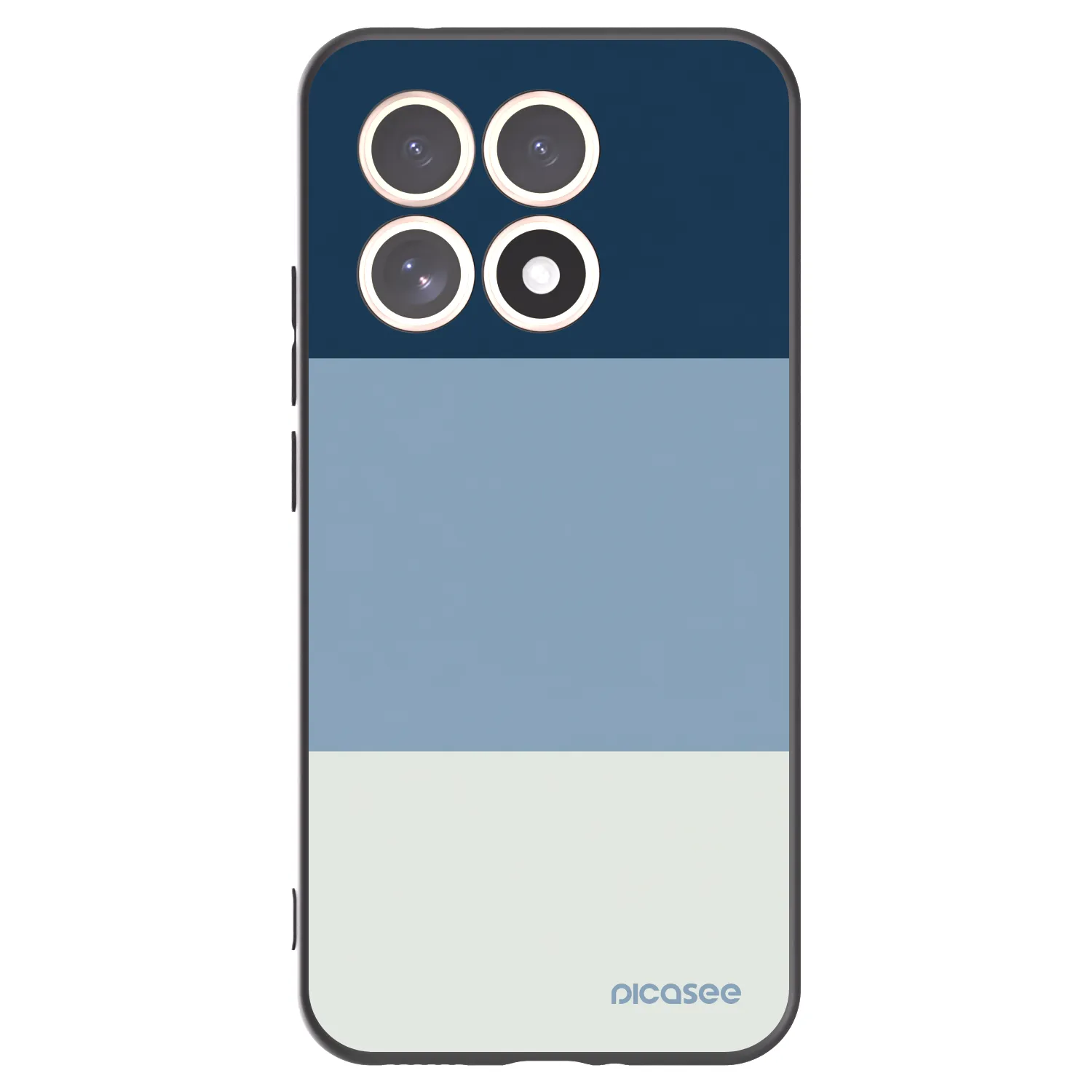 Picasee crna silikonska maskica za Xiaomi 15T - Coastal Blue