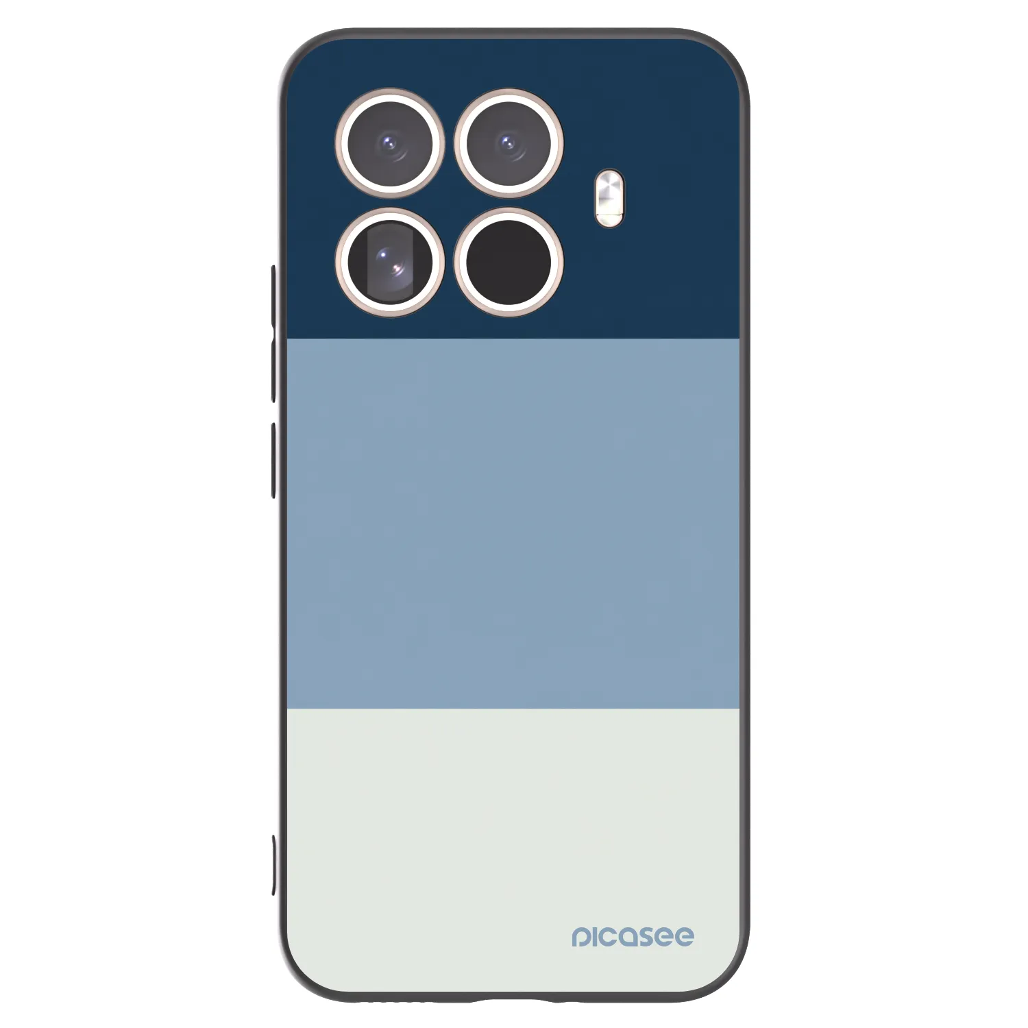 Picasee crna silikonska maskica za Xiaomi 15T Pro - Coastal Blue