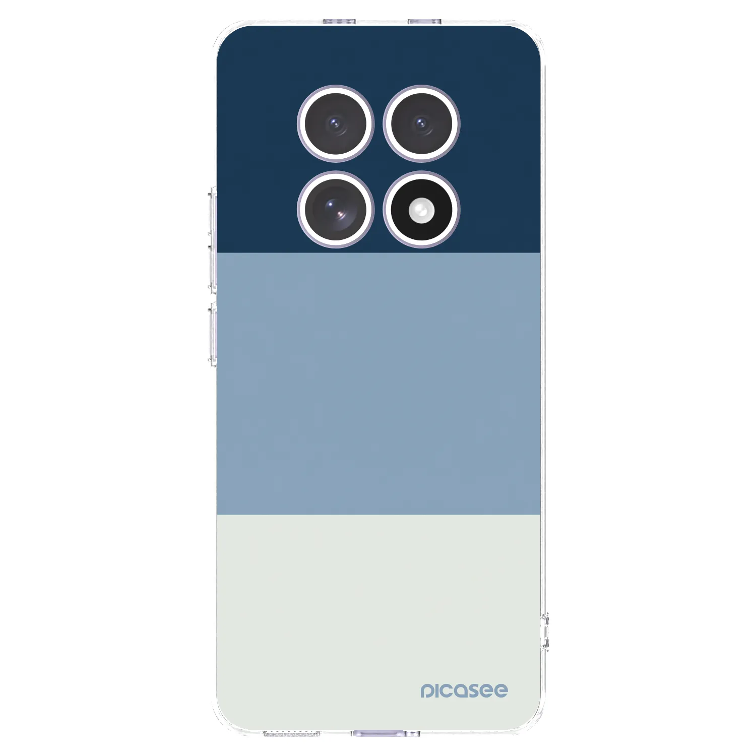 Picasee silikonska prozirna maskica za Xiaomi Redmi Note 15 4G - Coastal Blue