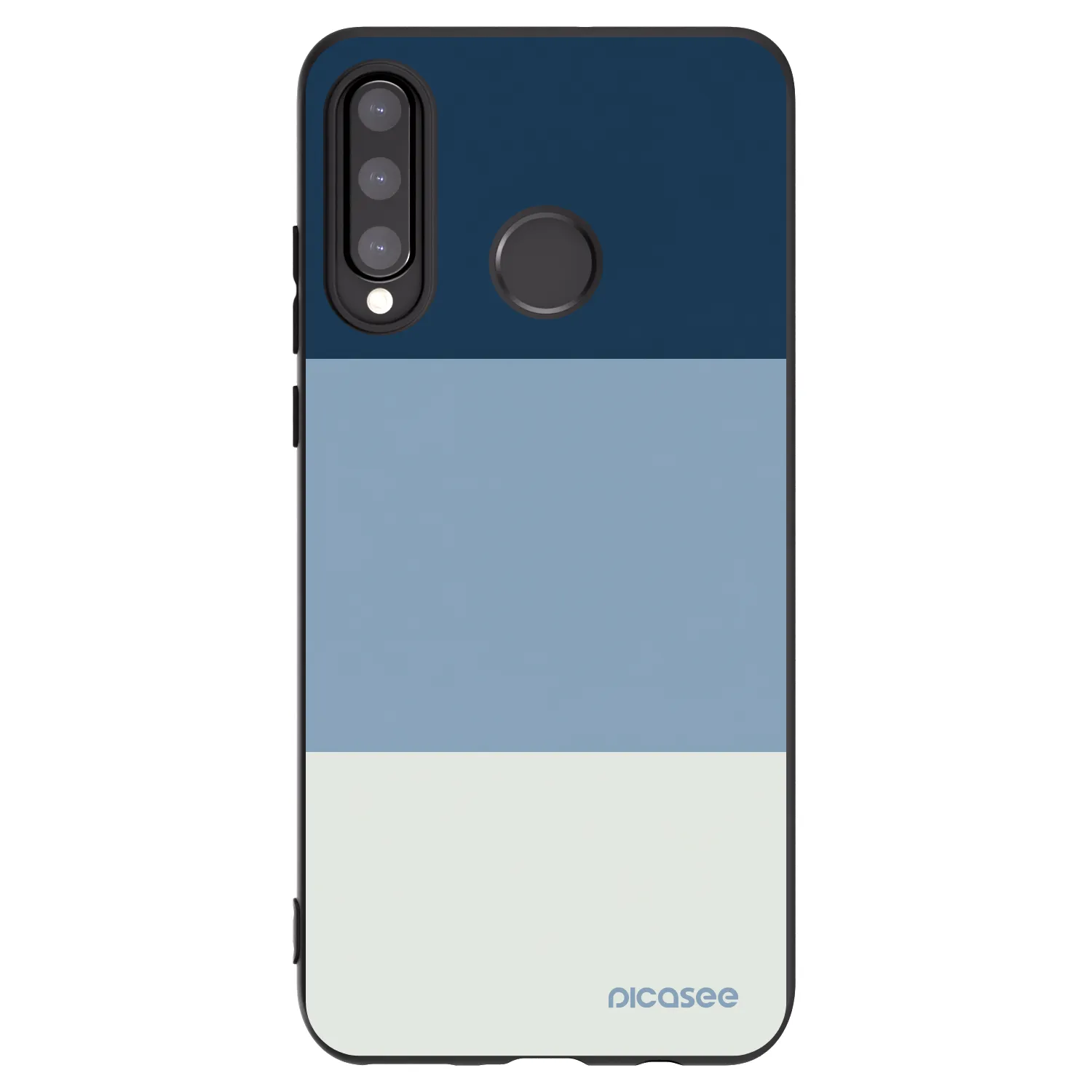 Picasee crna silikonska maskica za Huawei P30 Lite - Coastal Blue