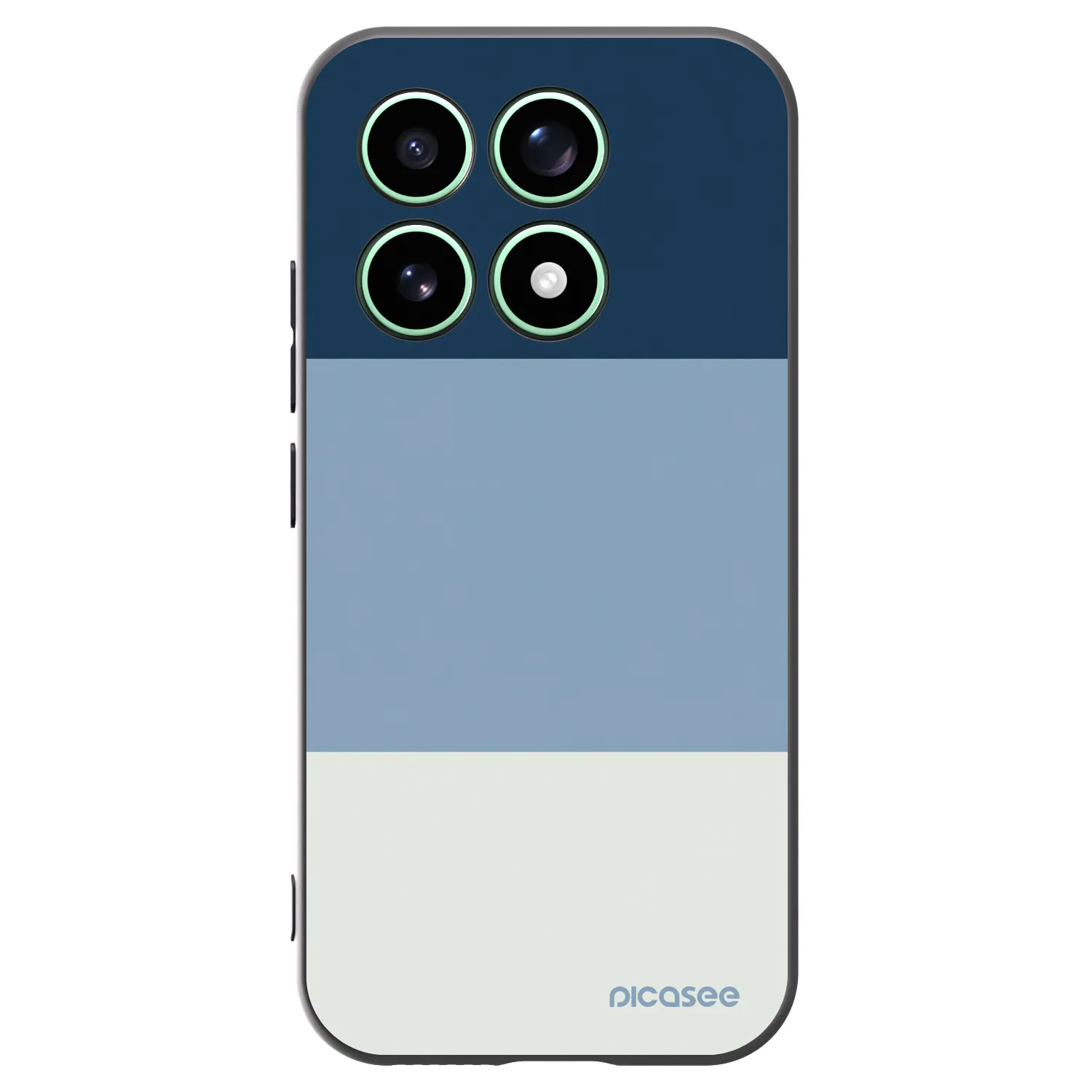 Picasee crna silikonska maskica za Xiaomi 17 - Coastal Blue