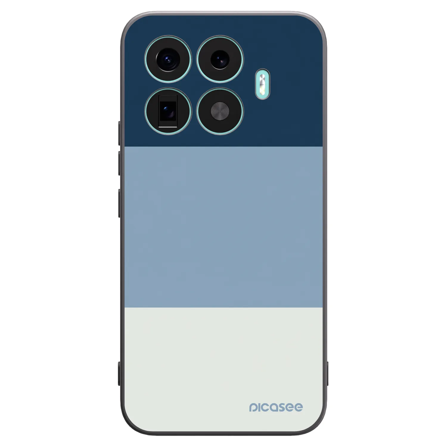 Picasee crna silikonska maskica za Xiaomi 17T Pro - Coastal Blue