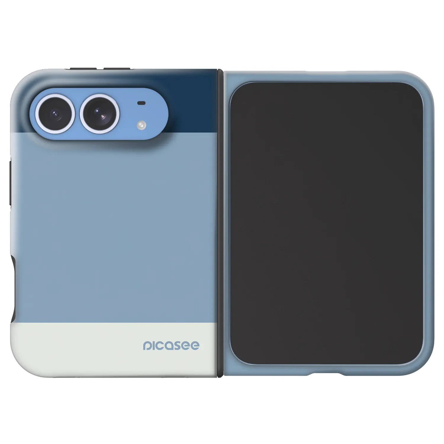 Picasee Fashion Case MagSafe za Apple iPhone Duo - Coastal Blue