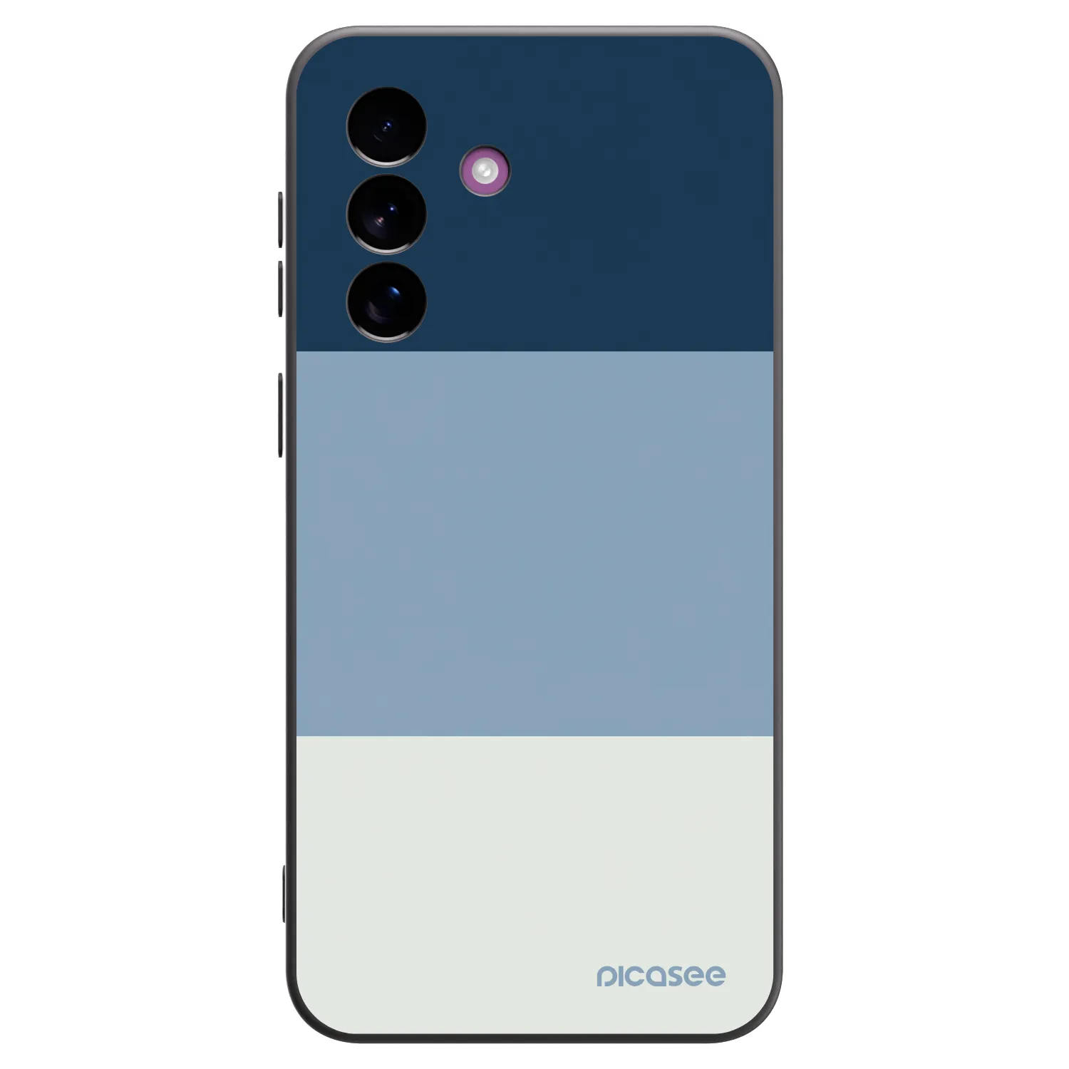Picasee crna silikonska maskica za Samsung Galaxy A37 - Coastal Blue