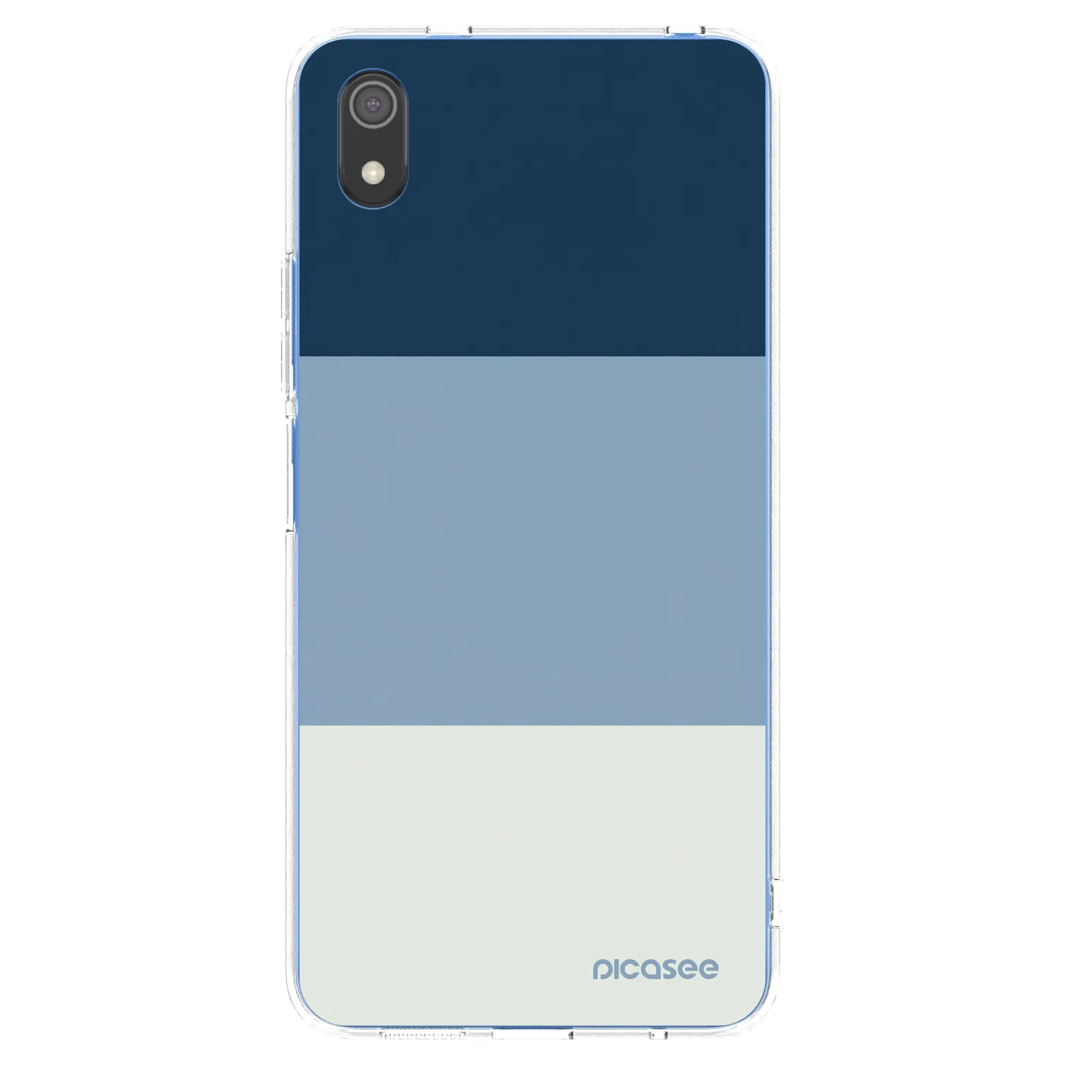 Picasee silikonska prozirna maskica za Xiaomi Redmi 7A - Coastal Blue