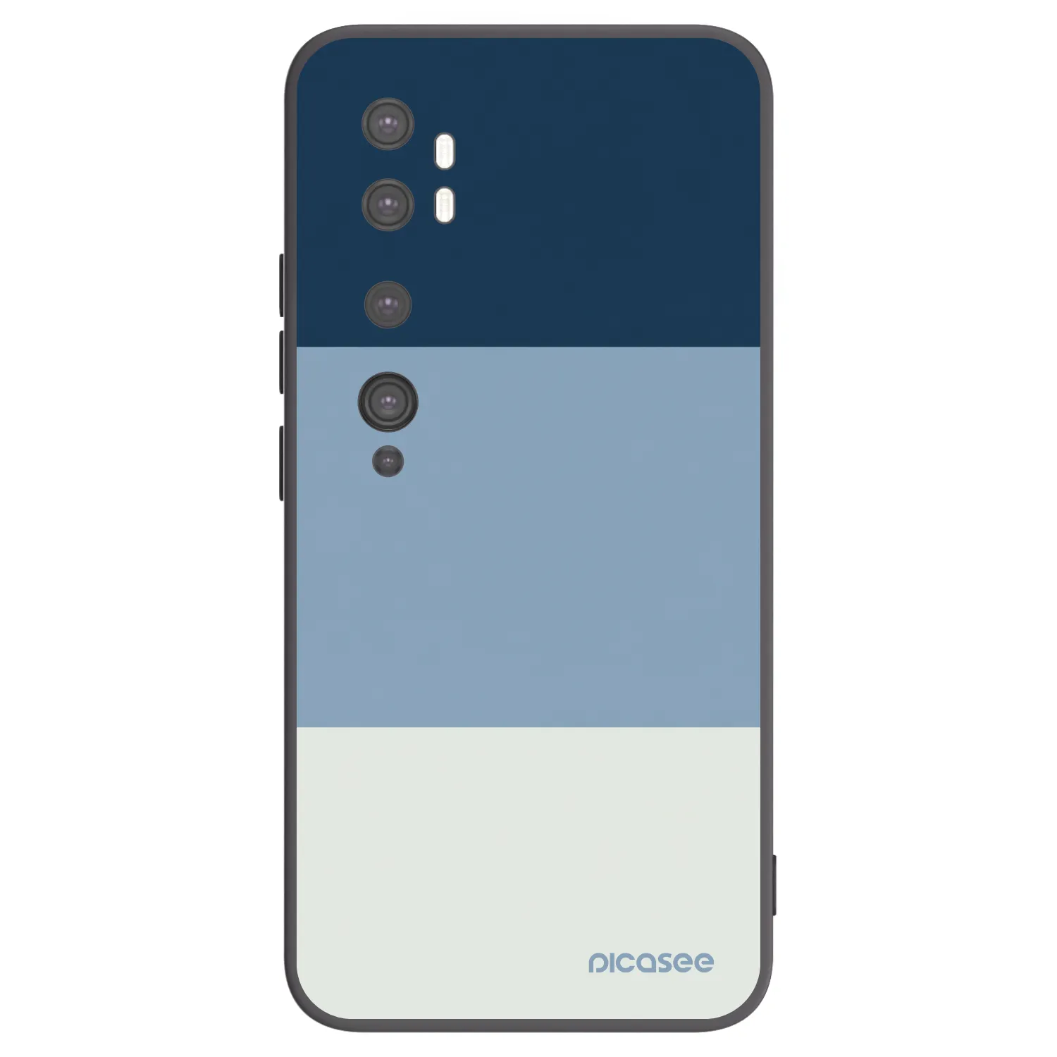Picasee crna silikonska maskica za Xiaomi Mi Note 10 (Pro) - Coastal Blue