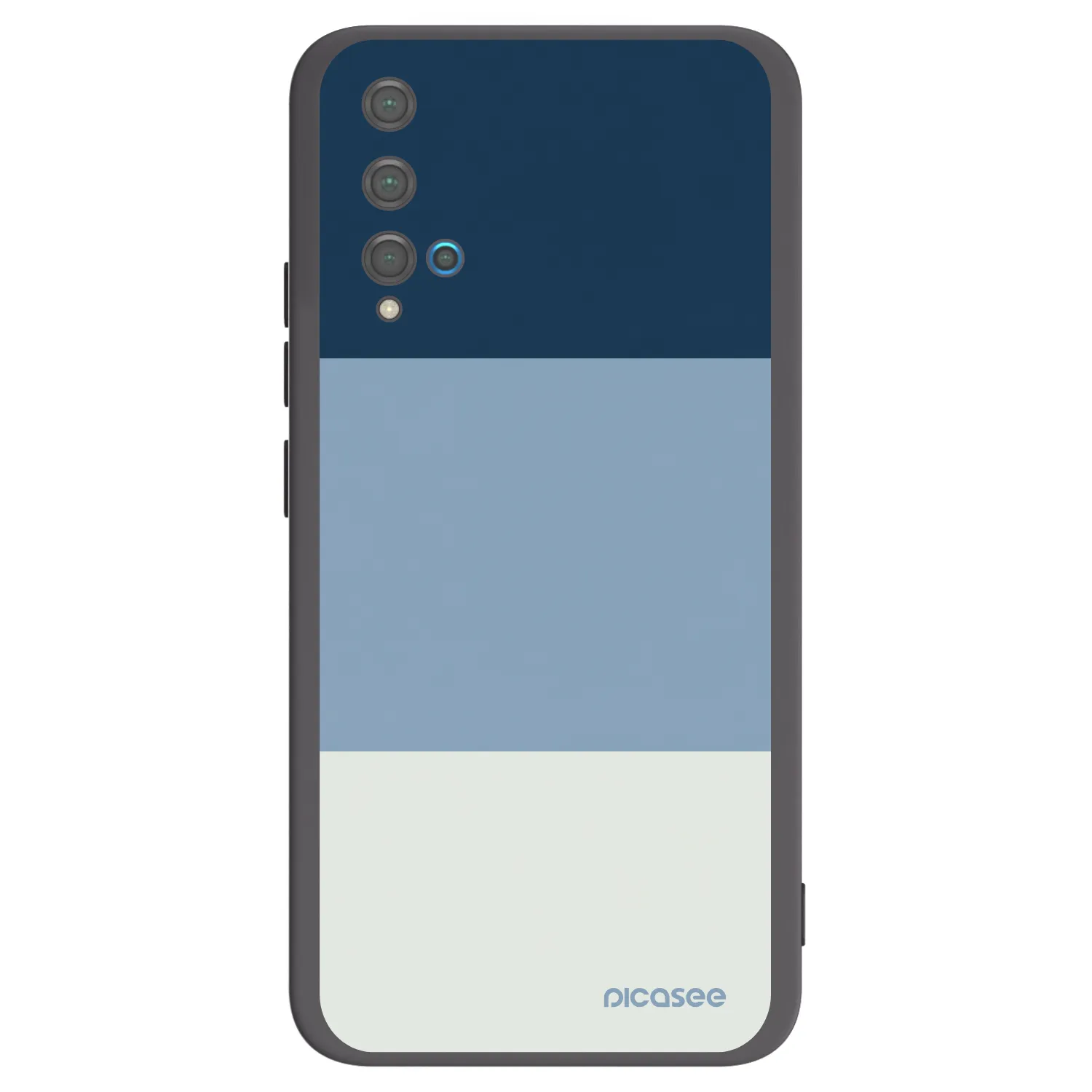 Picasee crna silikonska maskica za Huawei Nova 5T - Coastal Blue