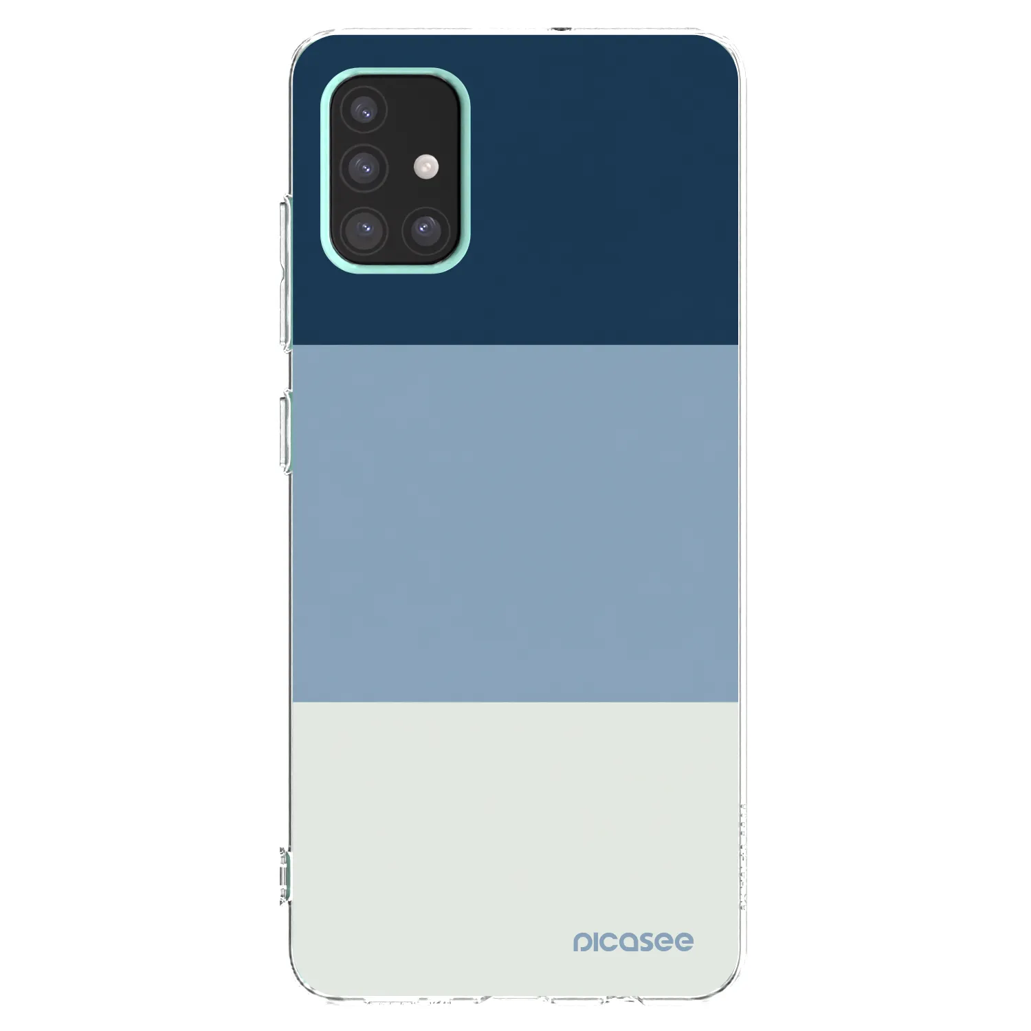 Picasee silikonska prozirna maskica za Samsung Galaxy A51 A515F - Coastal Blue