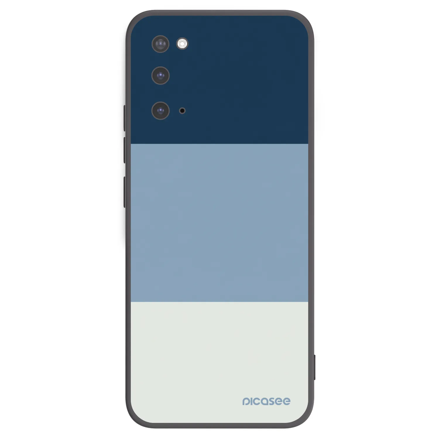 Picasee crna silikonska maskica za Samsung Galaxy S20 G980F - Coastal Blue
