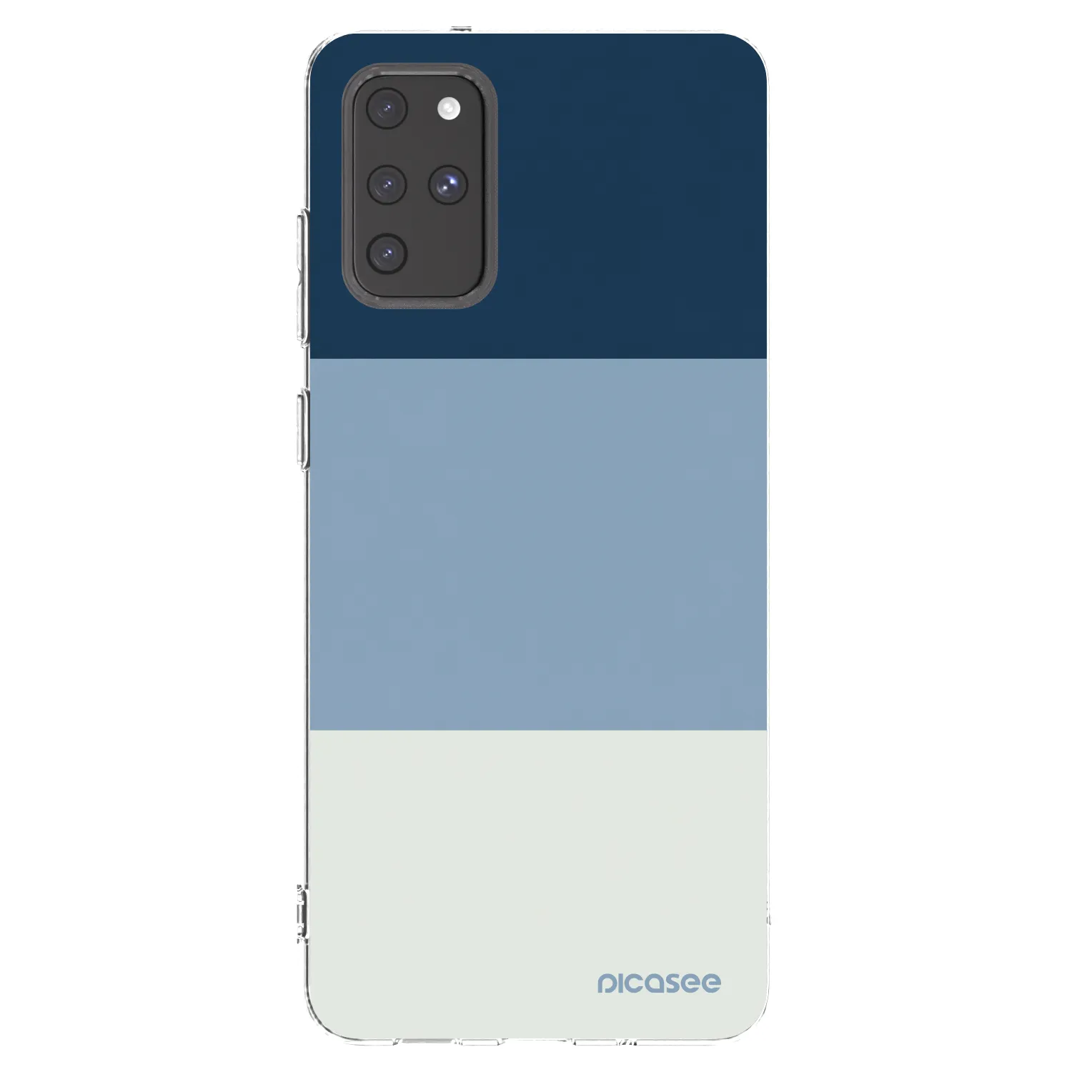 Picasee silikonska prozirna maskica za Samsung Galaxy S20+ G985F - Coastal Blue