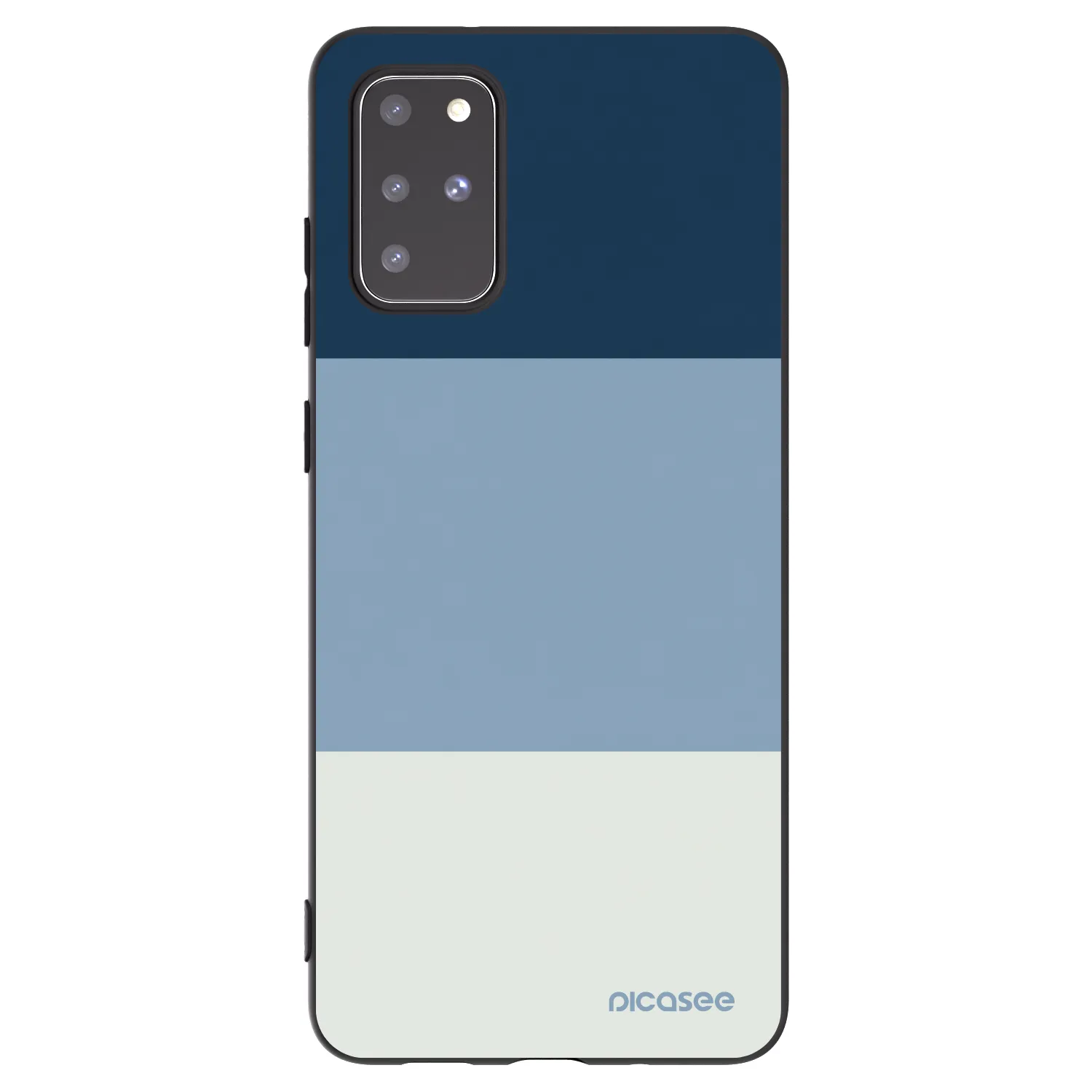 Picasee crna silikonska maskica za Samsung Galaxy S20+ G985F - Coastal Blue