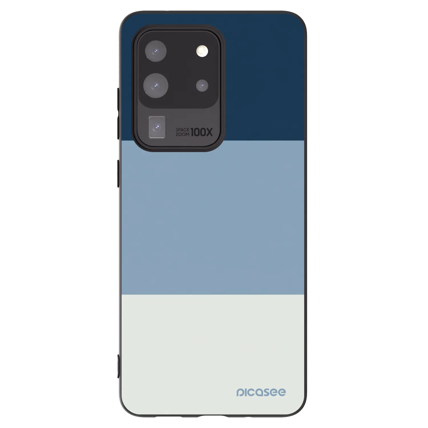 Picasee crna silikonska maskica za Samsung Galaxy S20 Ultra 5G G988F - Coastal Blue