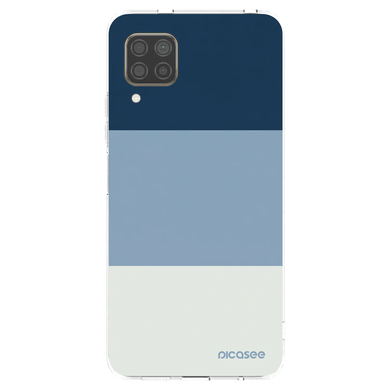 Picasee silikonska prozirna maskica za Huawei P40 Lite - Coastal Blue
