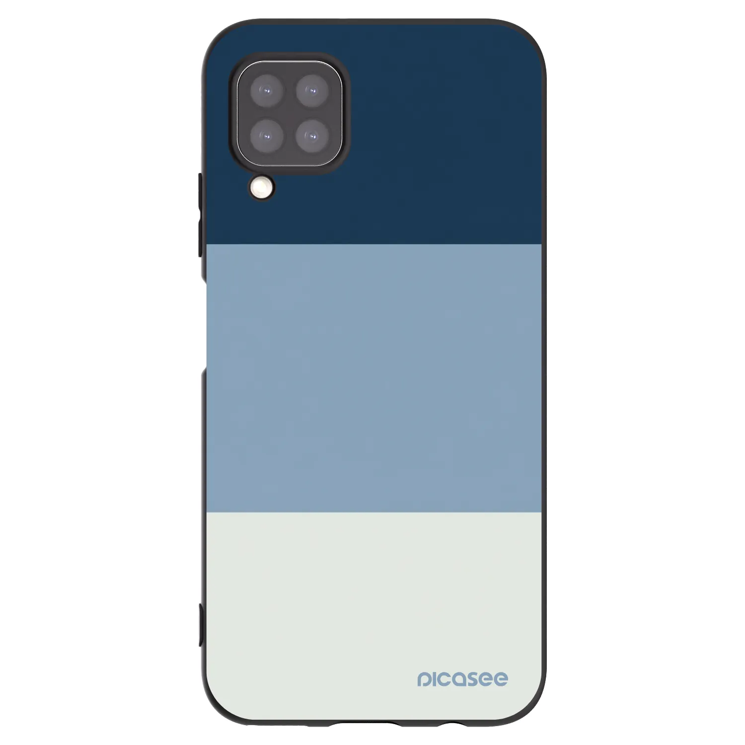Picasee crna silikonska maskica za Huawei P40 Lite - Coastal Blue