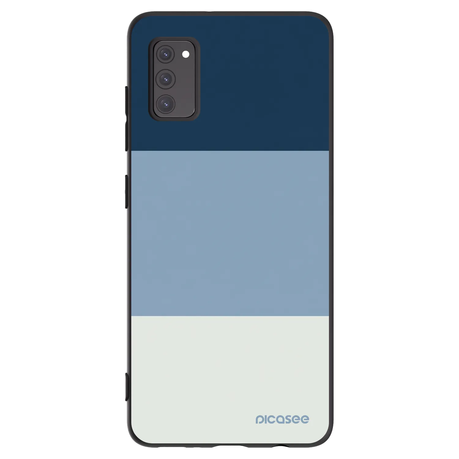 Picasee crna silikonska maskica za Samsung Galaxy A41 A415F - Coastal Blue