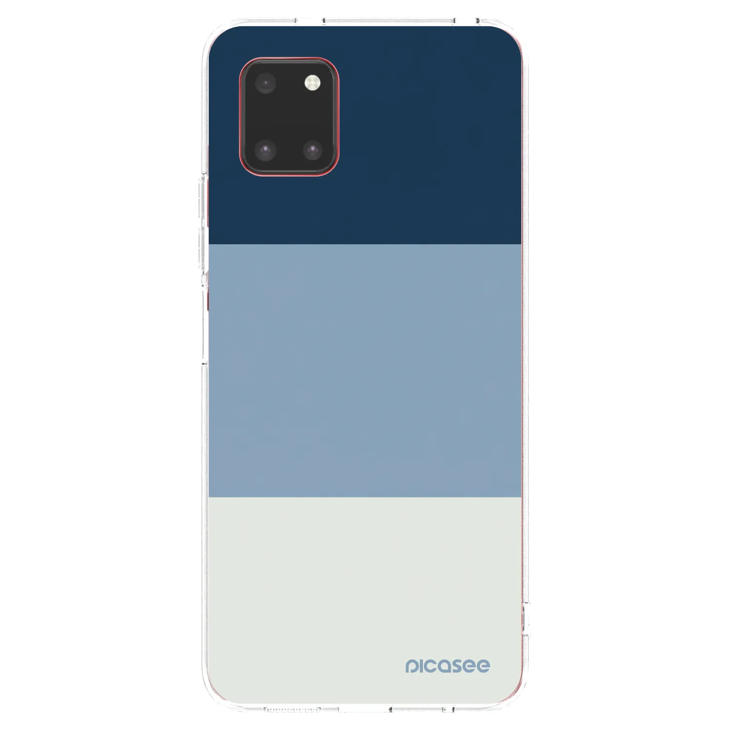 Picasee silikonska prozirna maskica za Samsung Galaxy Note 10 Lite N770F - Coastal Blue