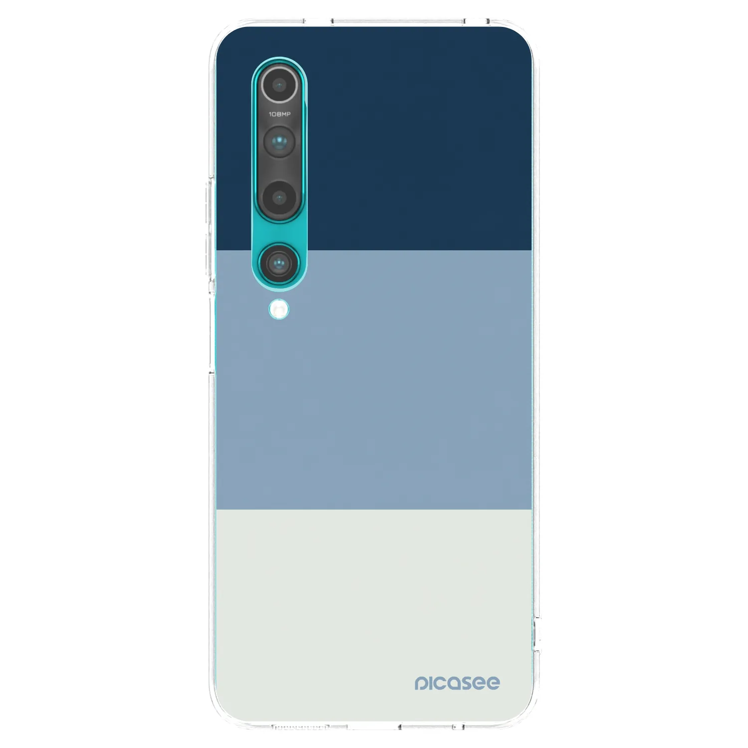 Picasee silikonska prozirna maskica za Xiaomi Mi 10 - Coastal Blue