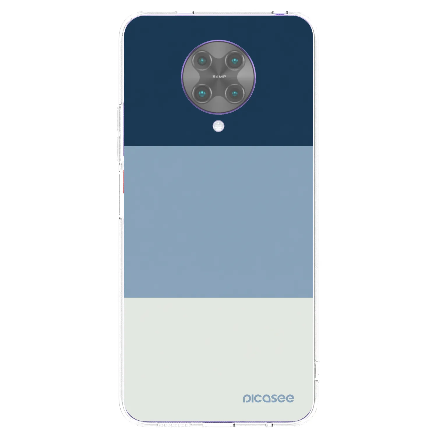 Picasee silikonska prozirna maskica za Xiaomi Poco F2 Pro - Coastal Blue
