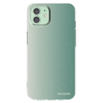 Picasee silikonska prozirna maskica za Apple iPhone 12 - Misty Sage