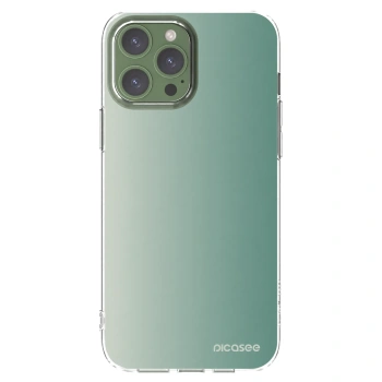 Picasee silikonska prozirna maskica za Apple iPhone 13 Pro Max - Misty Sage