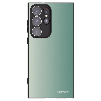 Picasee crna silikonska maskica za Samsung Galaxy S23 Ultra 5G - Misty Sage