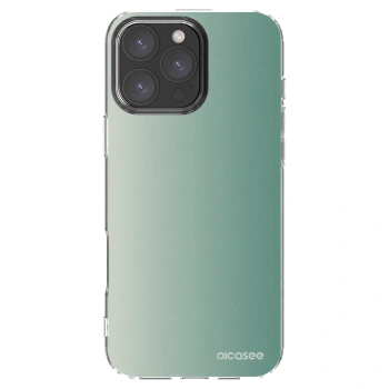 Picasee silikonska prozirna maskica za Apple iPhone 16 Pro Max - Misty Sage