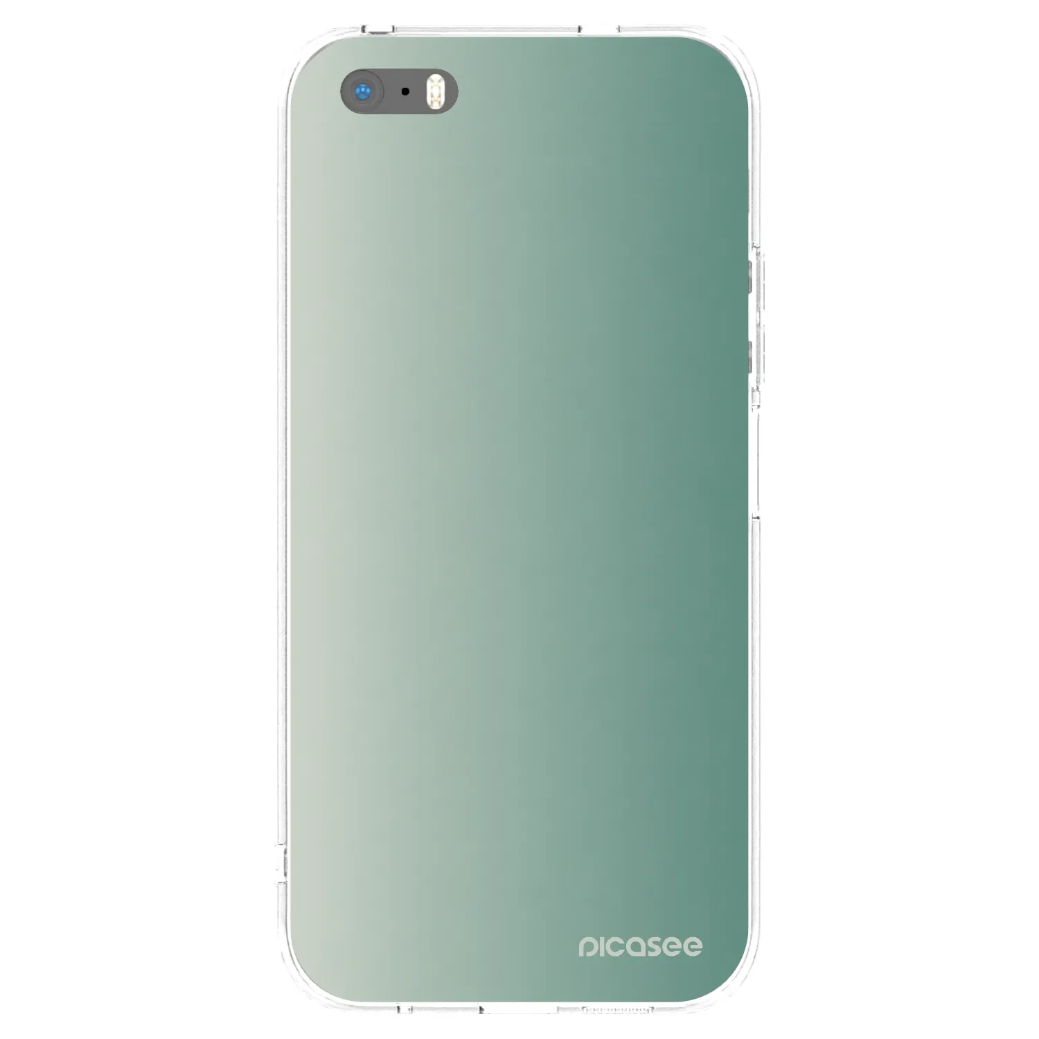 Picasee silikonska prozirna maskica za Apple iPhone 5/5S/SE - Misty Sage