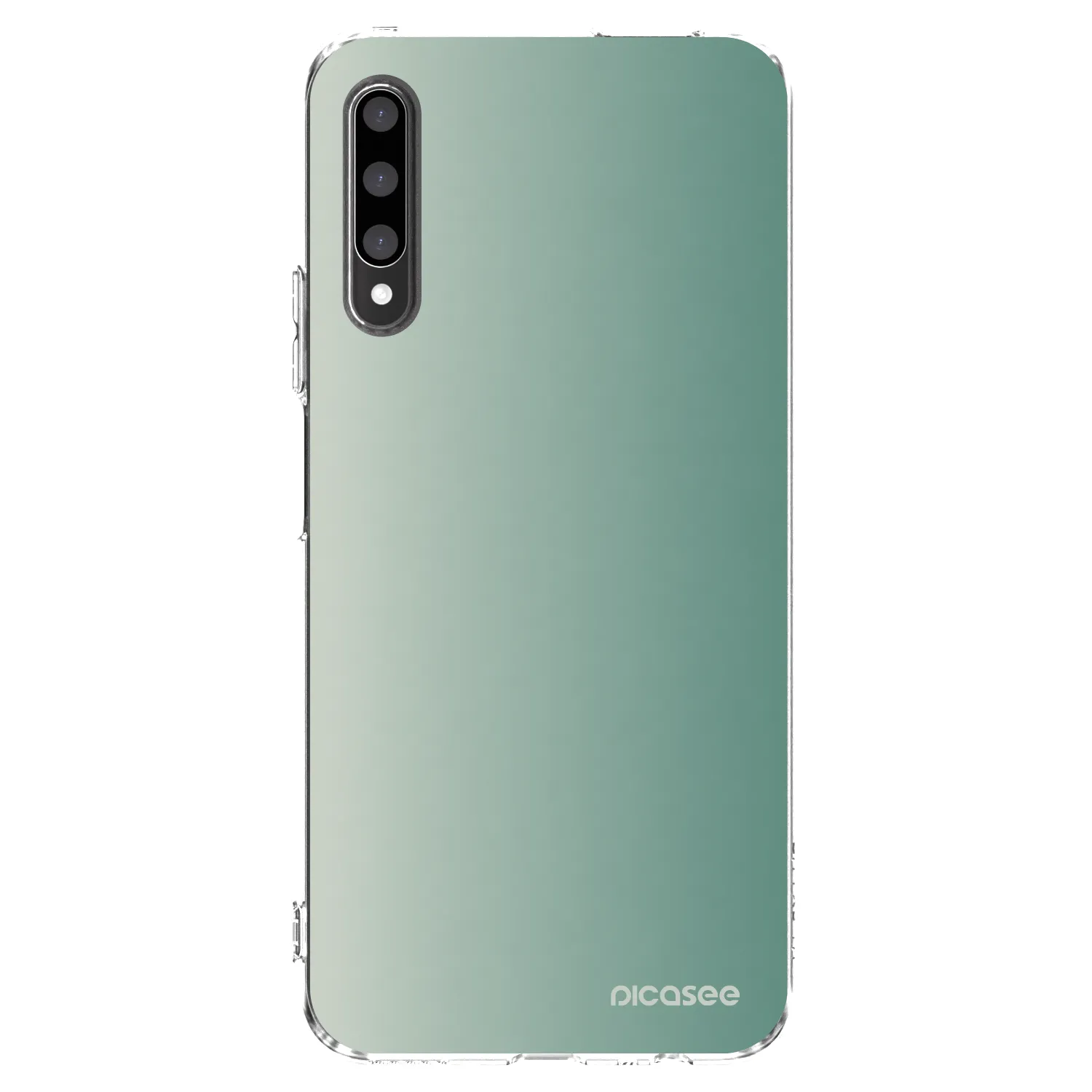 Picasee silikonska prozirna maskica za Honor 9X Pro - Misty Sage
